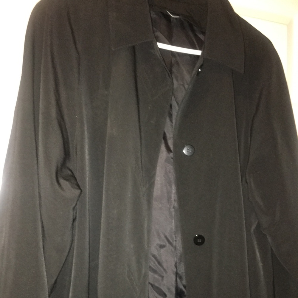 Black Full length trench coat